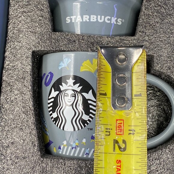 Starbucks Tokyo Japan Snow Globe Mug Shiba Inu New w/ Box - Picture 12 of 12